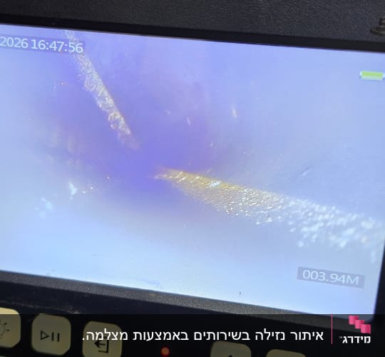מסך עם תצוגת מצלמה פנימית ולחצנים